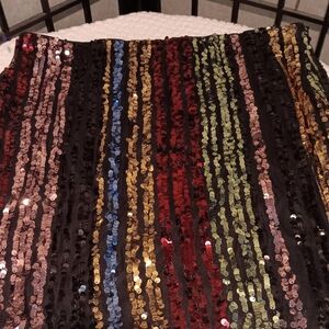 Sequined mini skirt size 12